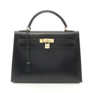 Hermes Kelly 32 Box Black